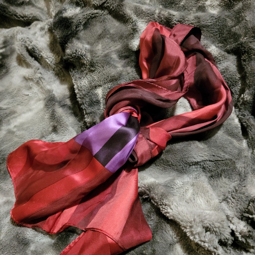 ECHO Transparent Color-Block Scarf - Picture 3 of 4